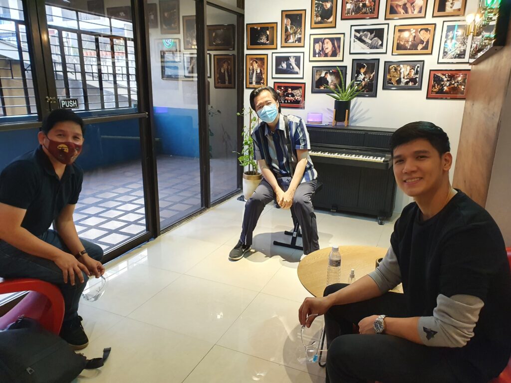 Doc Willie with Gerald Santos and Dr Rommel Ramilo