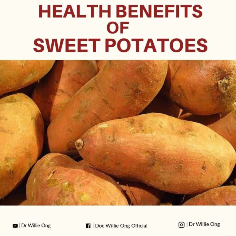 Health Benefits of Sweet Potatoes Doc Willie Ong