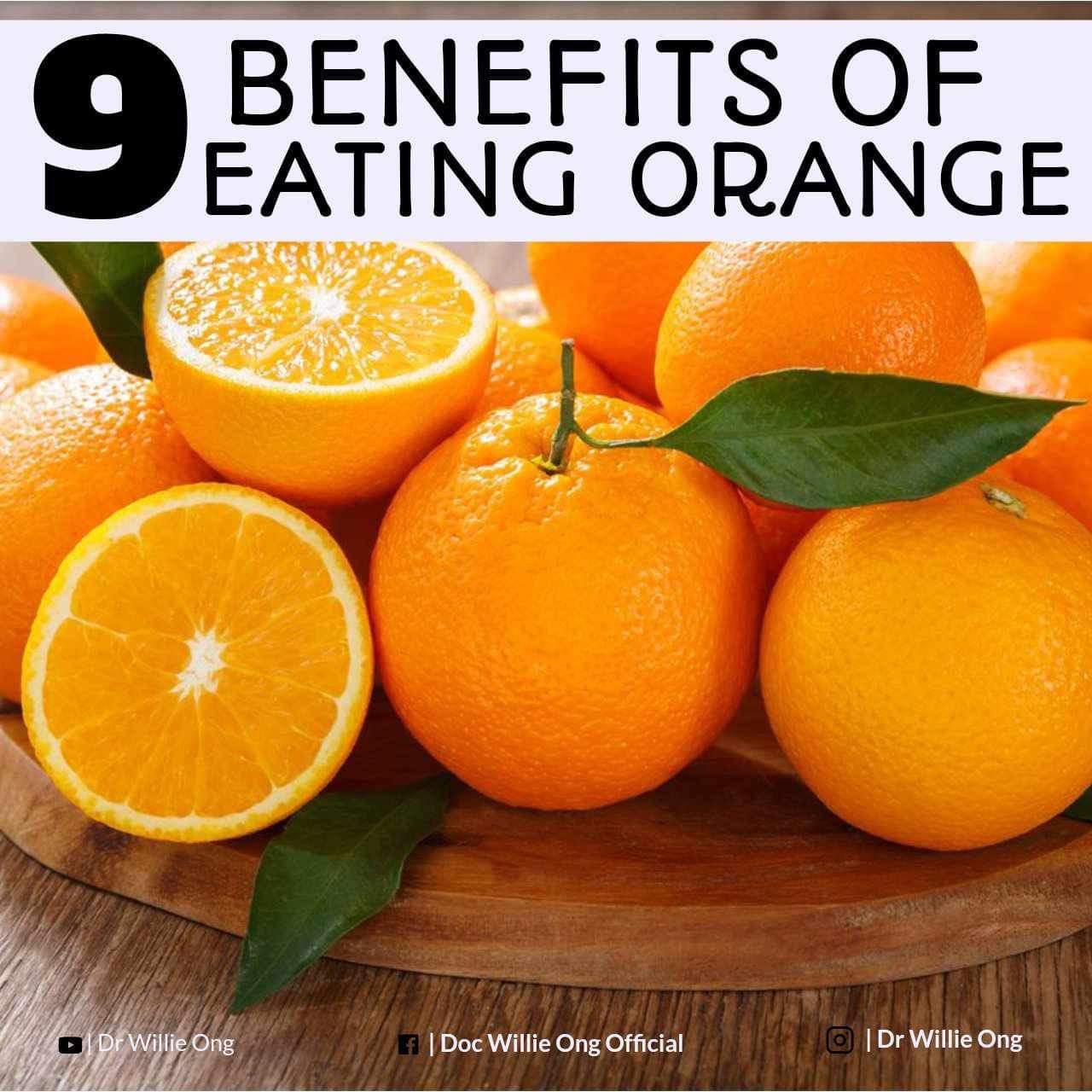 The health benefits of oranges